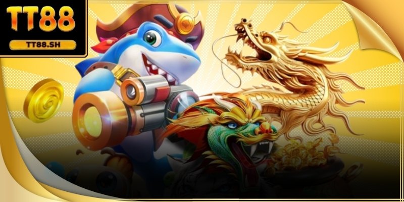 Hệ thống cá và boss trong Bắn Cá TT88 hiển thị rõ từng mục tiêu