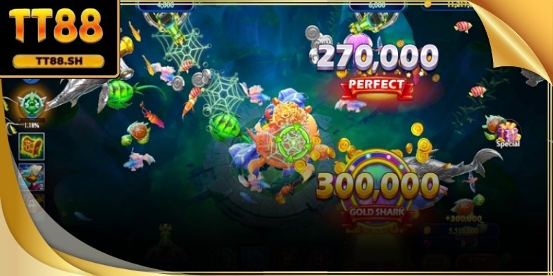 Người chơi thường xuyên được nhận các gói thưởng nạp khi săn cá online